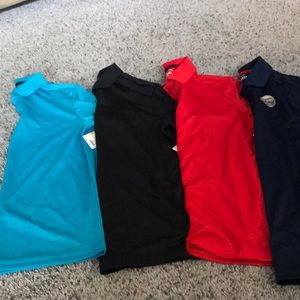 4 boys polo shirts
